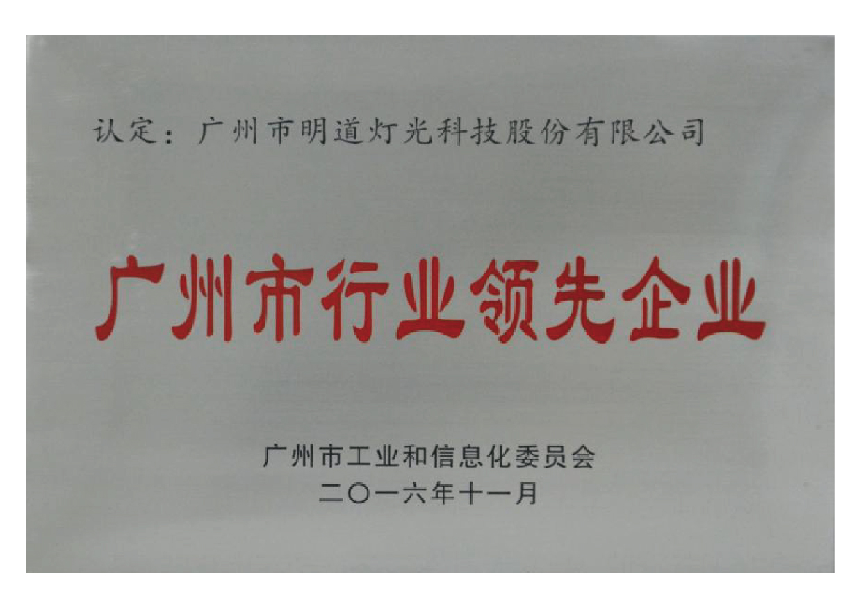 广州市行业领先企业